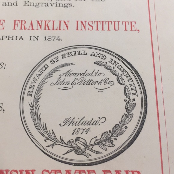 HOLY BIBLE RARE 1873 Seal stamping 1874 Authentic - Picture 6 of 8